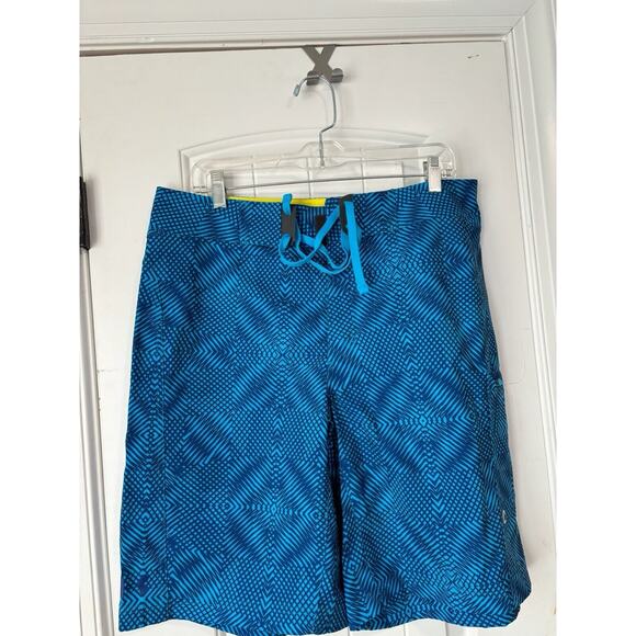 Under Armour Storm Board Shorts Mens Size 34 Blue Wave Loose Swim - Picture 1 of 3